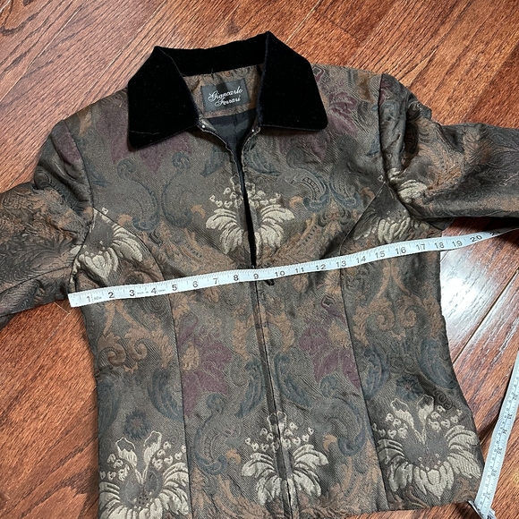 Elegant Black and Brown Women's Jacket - Picture 11 of 13